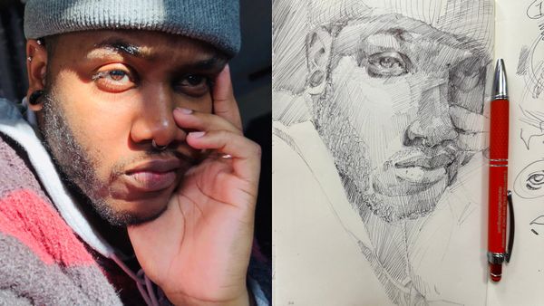 Don't Over Ink It: Draw a Simple Pen Portrait with Marc Scheff