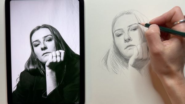Draw a Patient Pencil Portrait with Artist Margo Wallace