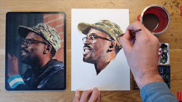 Capture Candid Character with Watercolor Artist Pedro Loureiro
