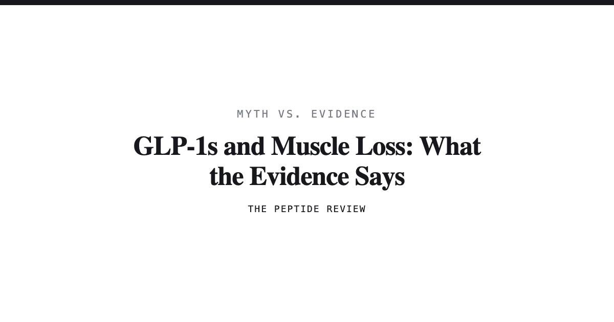 GLP-1s and Muscle Loss: What the Evidence Says