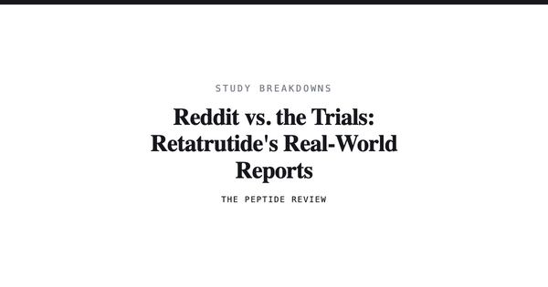 Why Reddit's Retatrutide Reports Differ From the Trials
