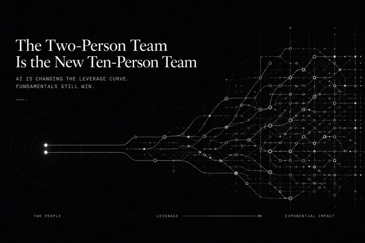The Two-Person Team Is the New Ten-Person Team