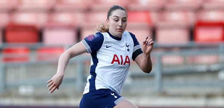 Ella Morris in full stride. 