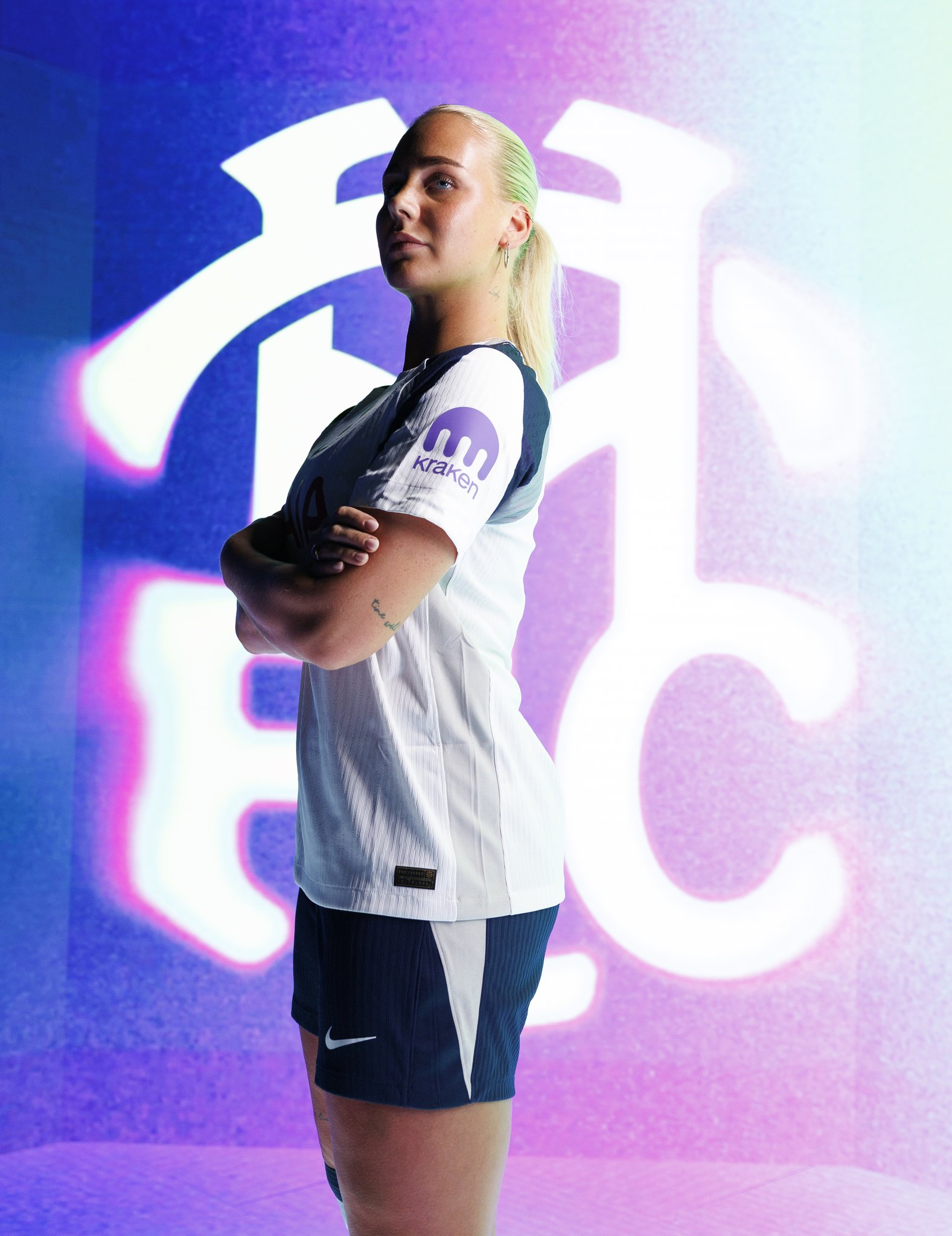 Cathinka Tandberg poses in profile.