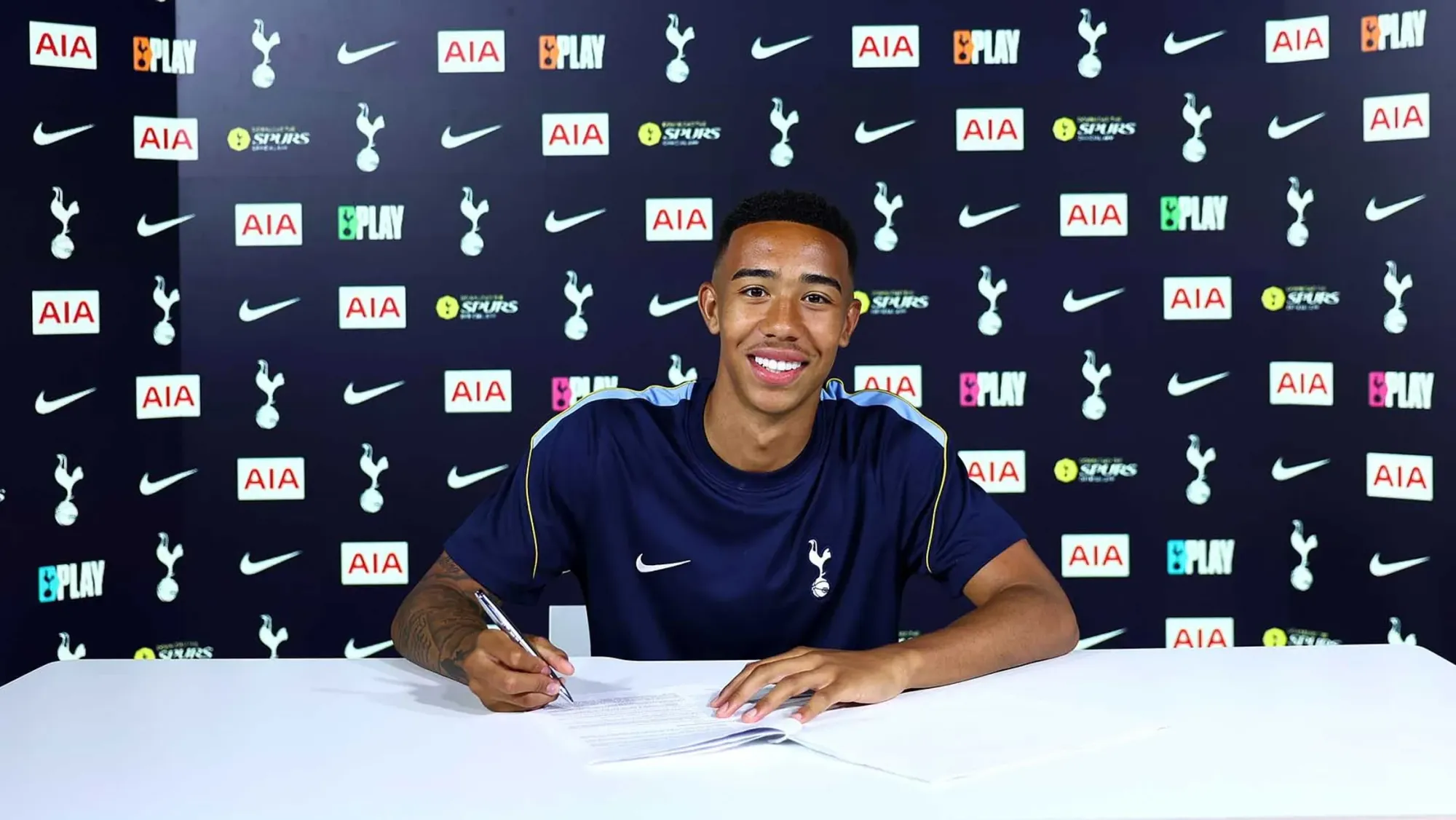 Cole Ramsey signs his first contract with the Academy
