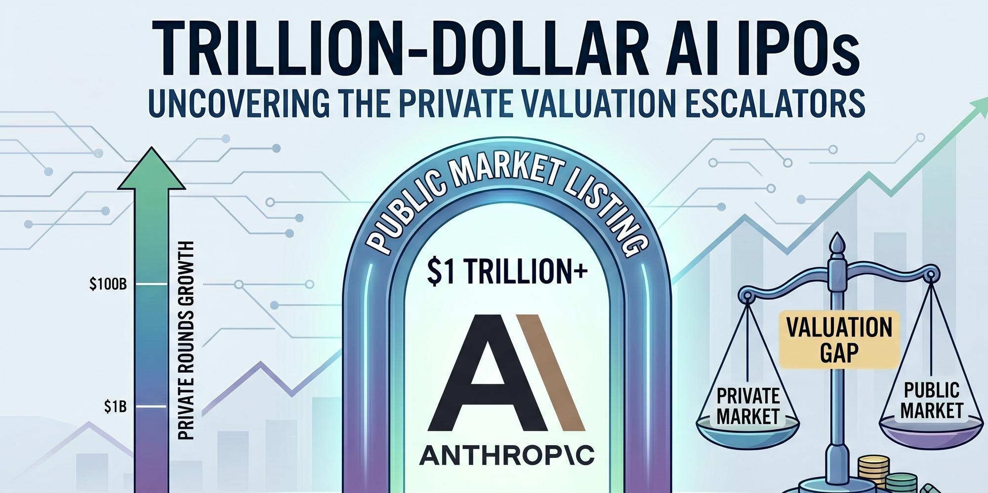 Trillion-Dollar AI IPOs: How Late-Stage Private Valuation Escalators Actually Function