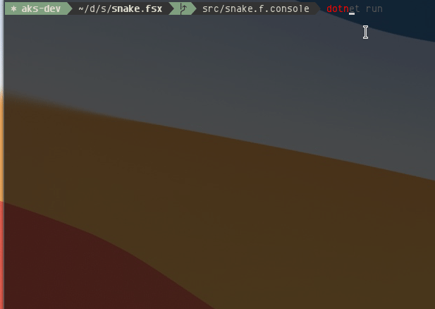 An animation of a snake game