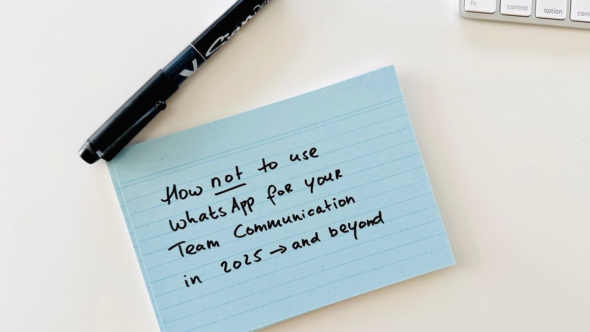 Group Chats Are Not Team Communication