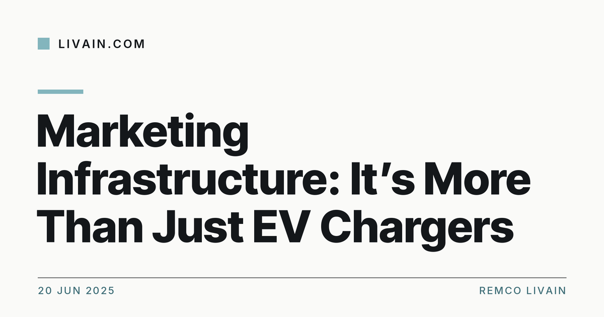 Marketing Infrastructure: It’s More Than Just EV Chargers — title card, livain.com