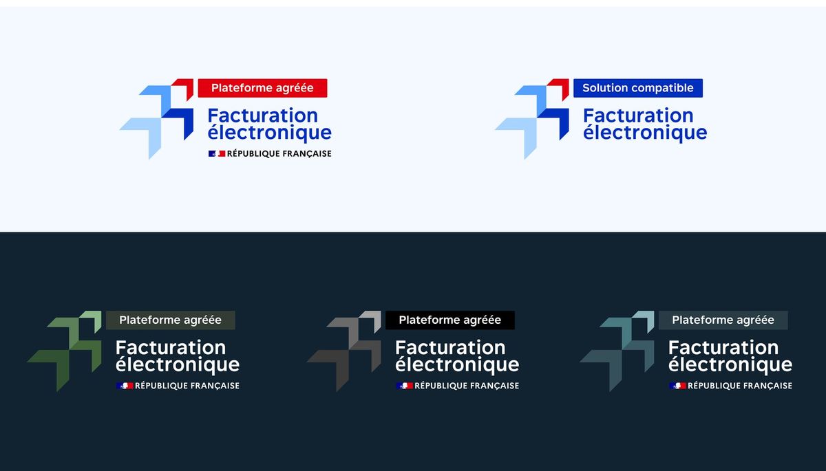 Logos plateforme agréée et solution compatible