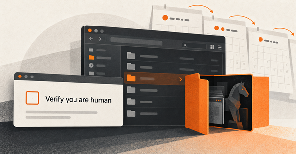 A Fake Captcha, a Trojanised File Manager, and a Year of IOC C2 Domains