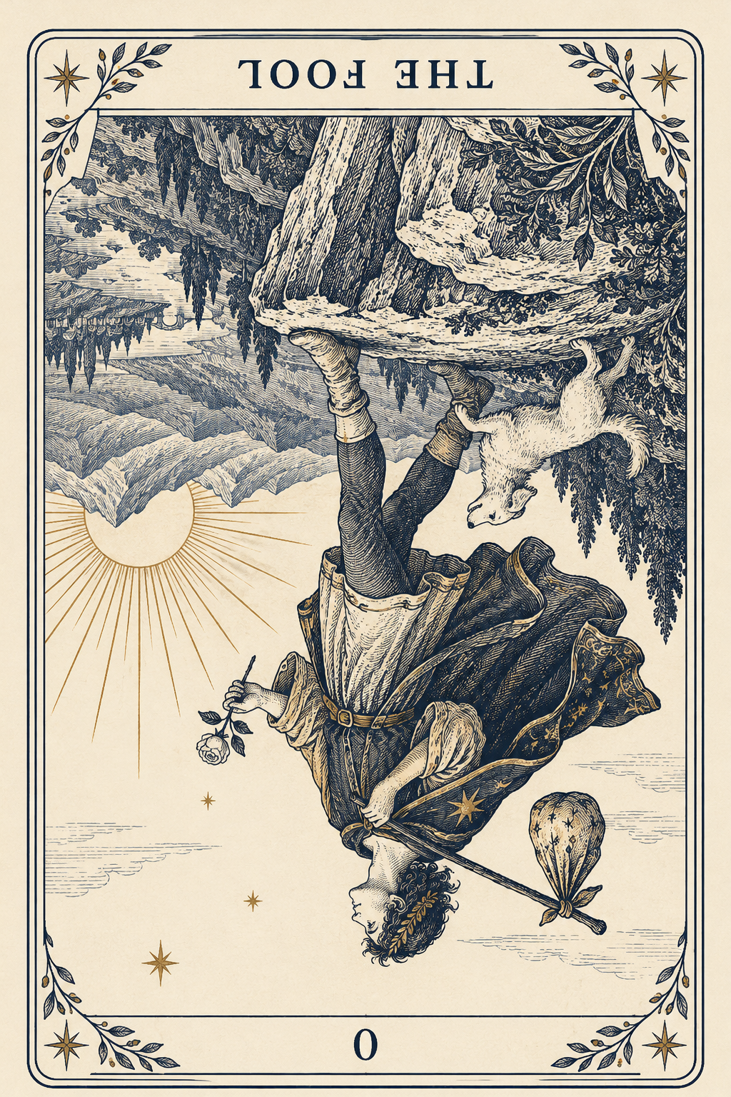 The Fool reversed tarot card for Sagittarius