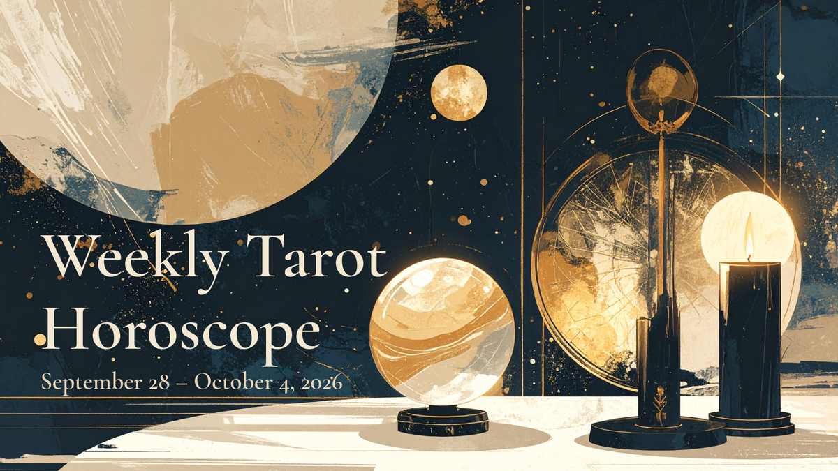 Weekly Tarot Horoscope for September 28–October 4, 2026 by Lludy Ono