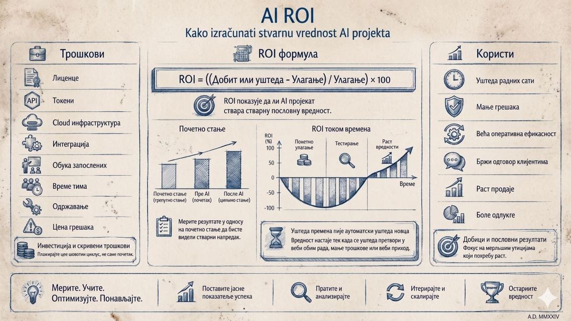 ROI за AI пројекат