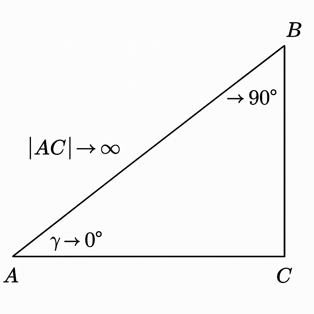 Czy trójkąt może mieć dwa kąty proste, a 0,(9) być równe 1?