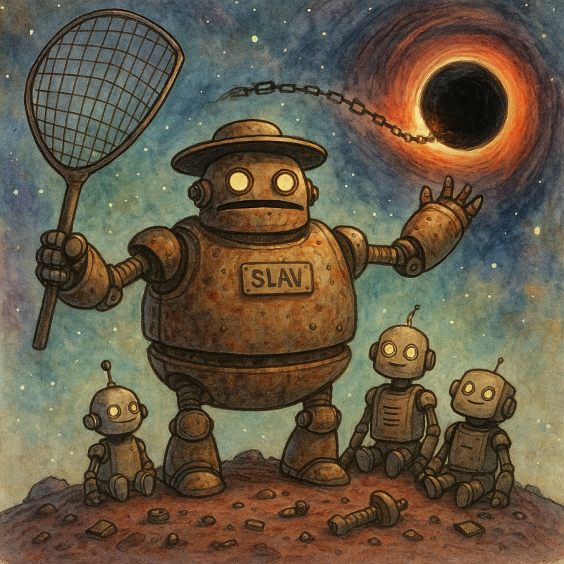 Robobaje: Jak Slav łapał śmieci swoim robotycznym dzieciom na kolację