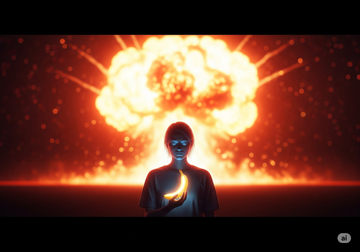 Antymateria jest w nas. AI Generated