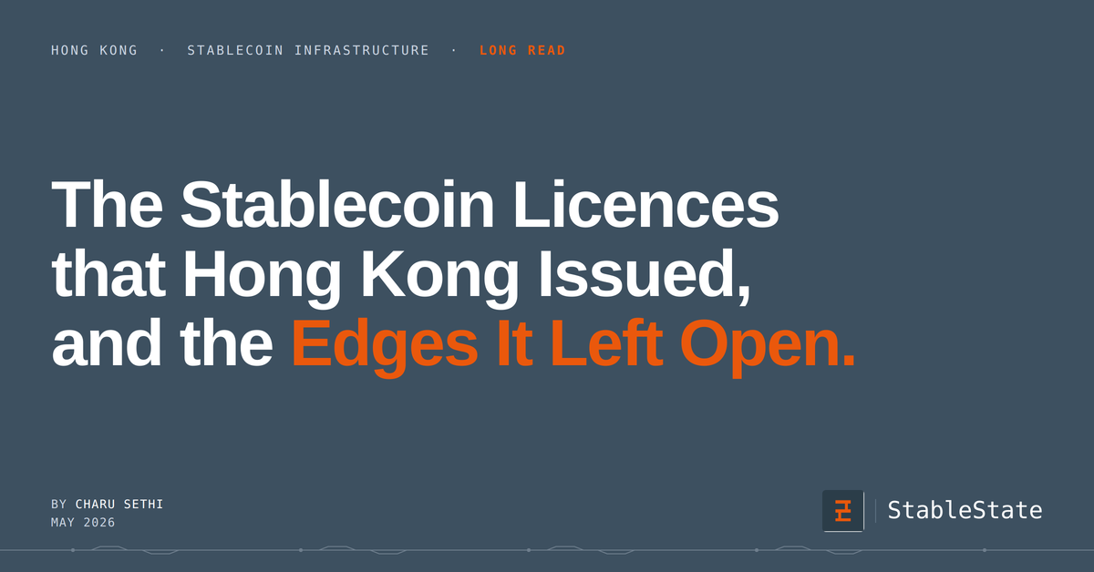 The Stablecoin Licences that Hong Kong issued, and the Edges It Left Open