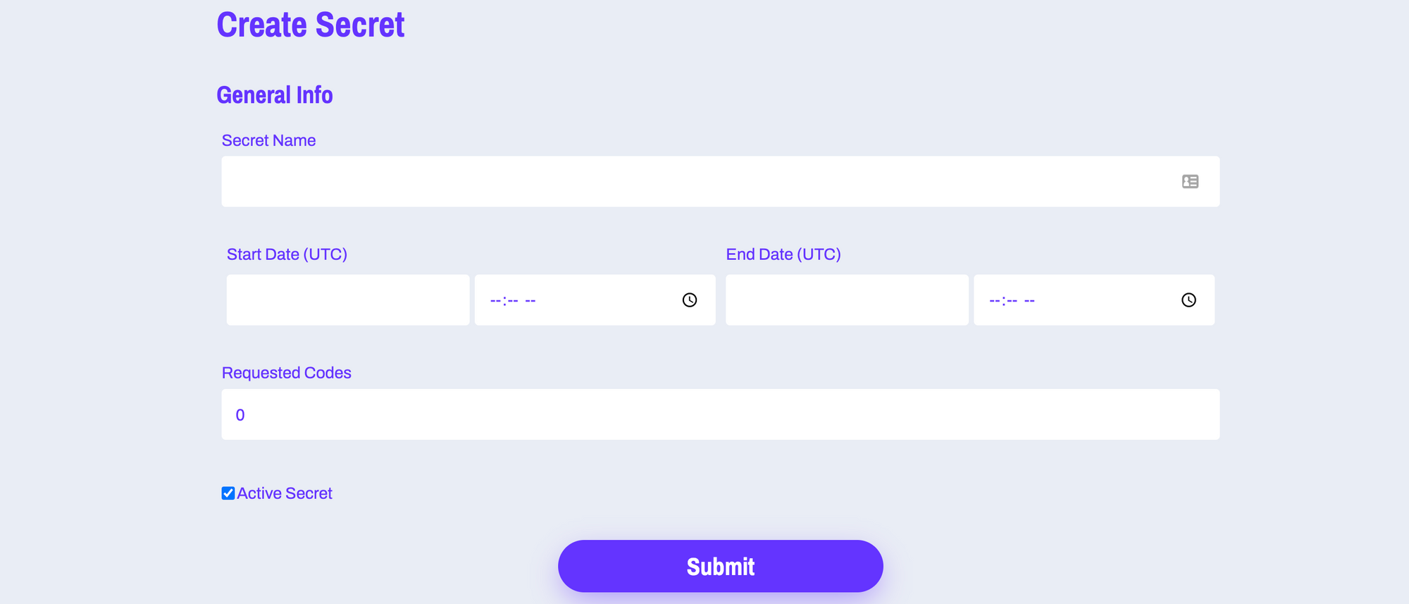 Set up a secret word for the POAP drop