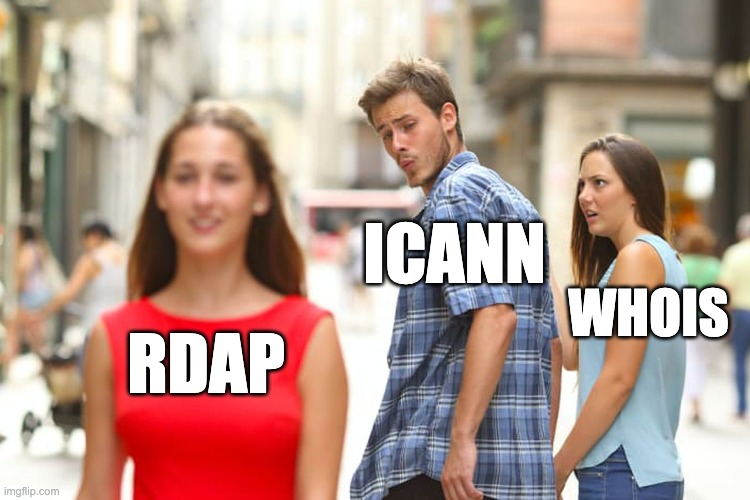Apt distracted boyfriend meme