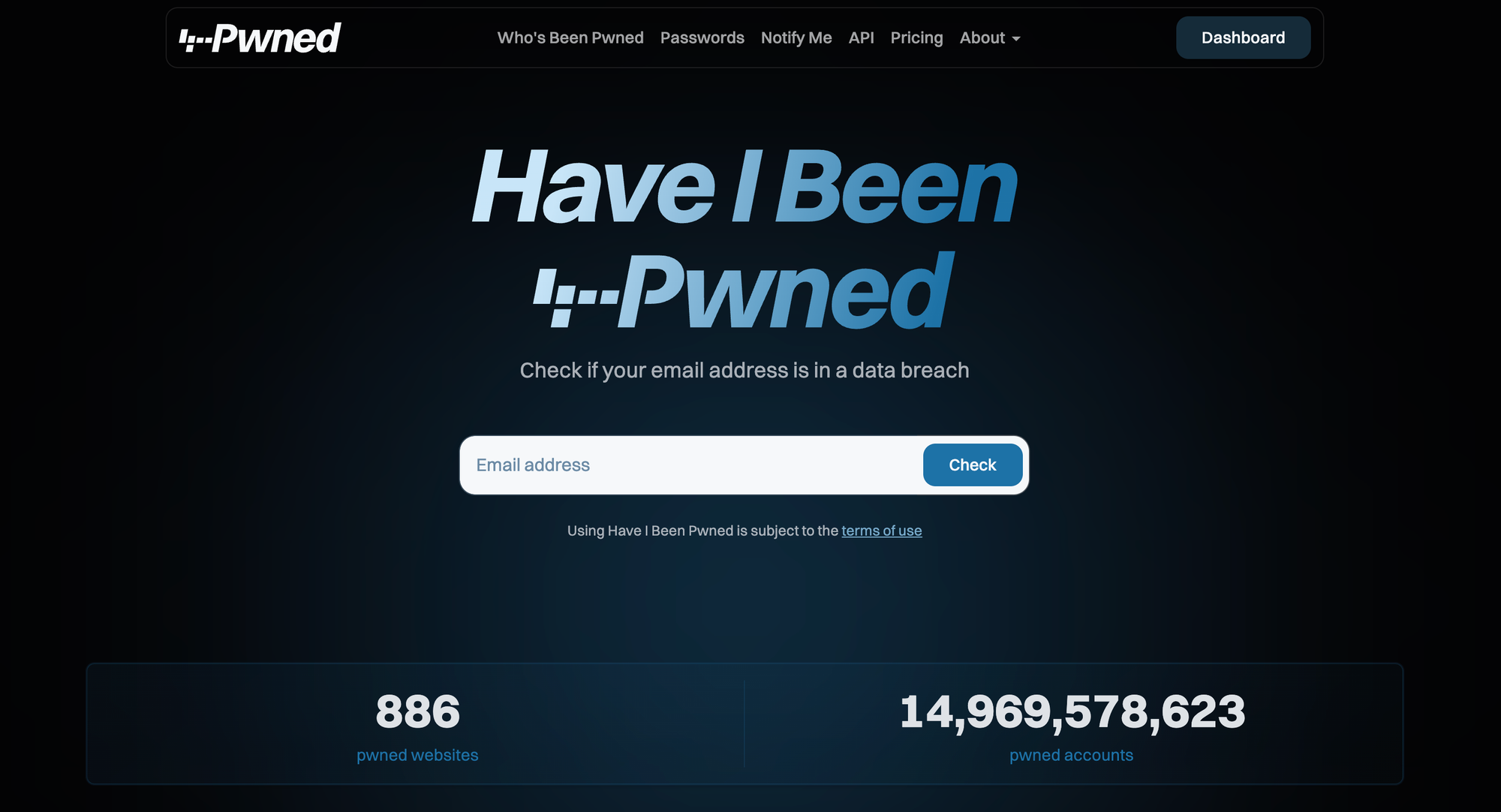 Image source: haveibeenpwned.com