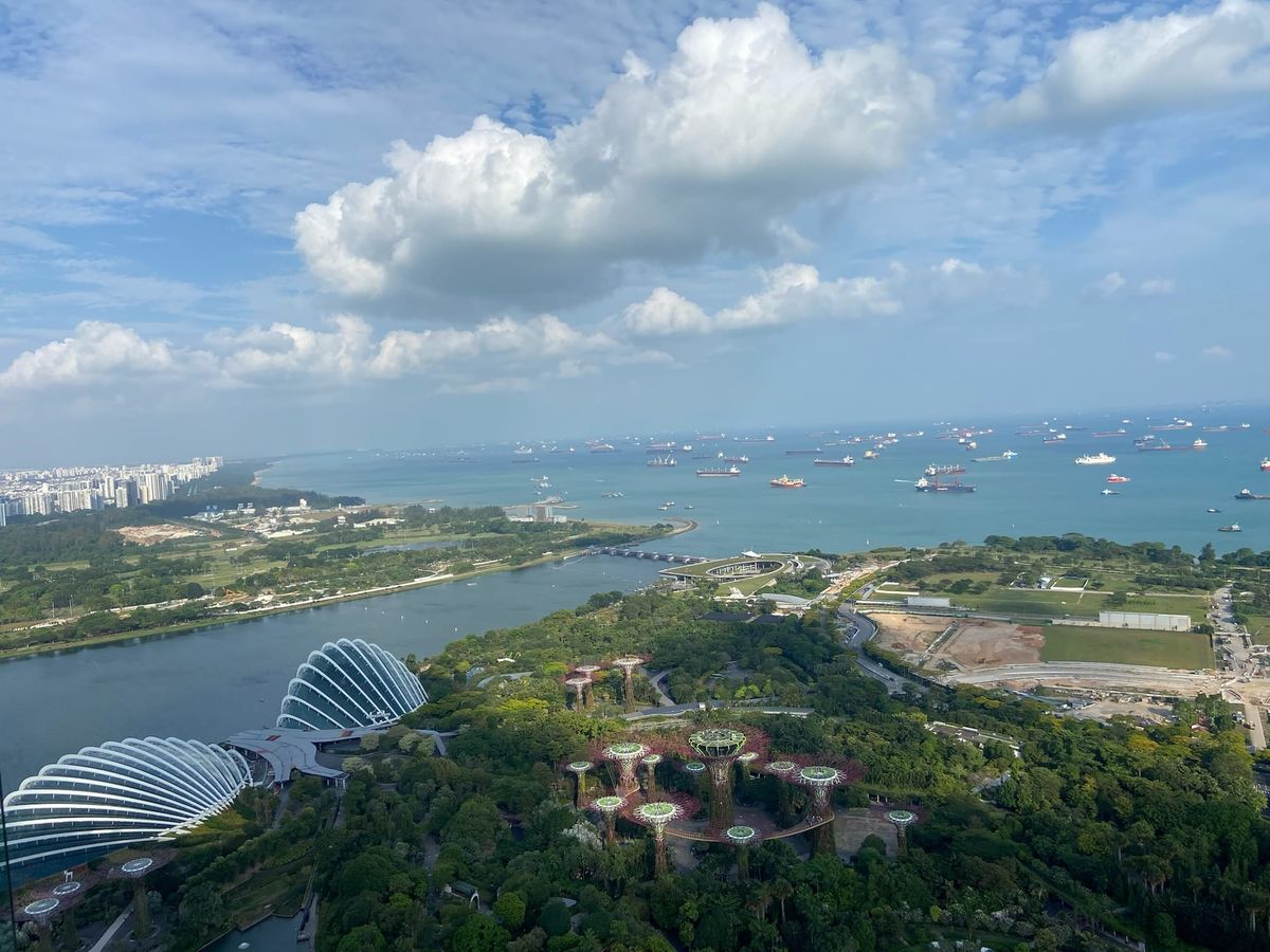 Day 4 in Singapore - Rooftop bar and more Gardens by the Bay