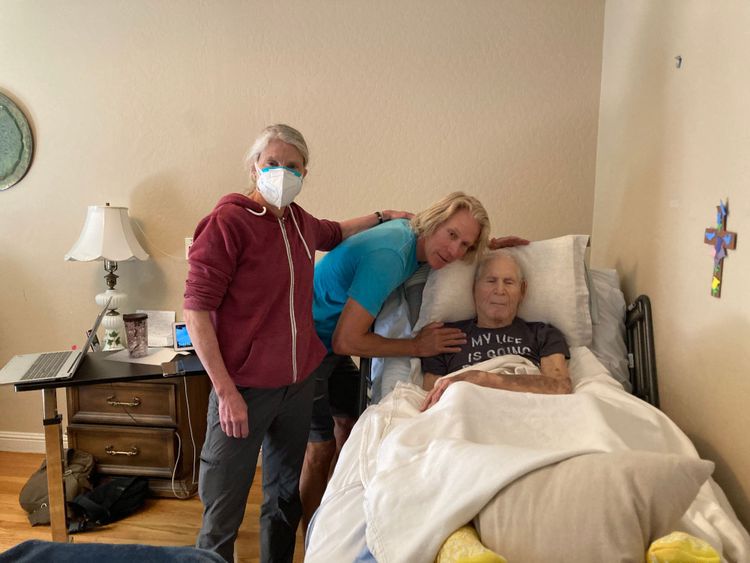 5/20/22  Visiting with Skye's sister, Papa Vern & others