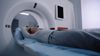 Person going into MRI scan machine