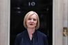 Liz Truss outside 10 Downing Street