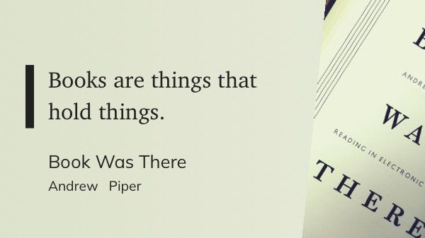 Coming Soon: (More of) The Good Books