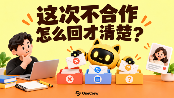 机器人和品牌审核者整理达人主动合作来信