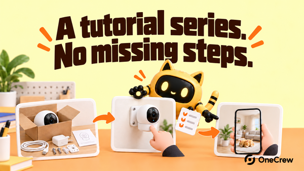 A robot connects preparation, operation and checking episodes beneath “A tutorial series. No missing steps.”