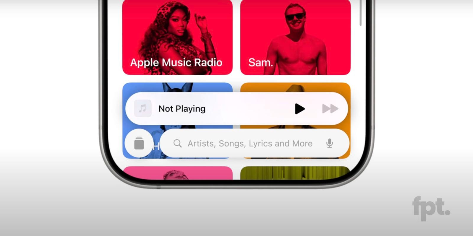 A mockup of iOS 19’s Tab Bars, according to Jon Prosser, with search visible
