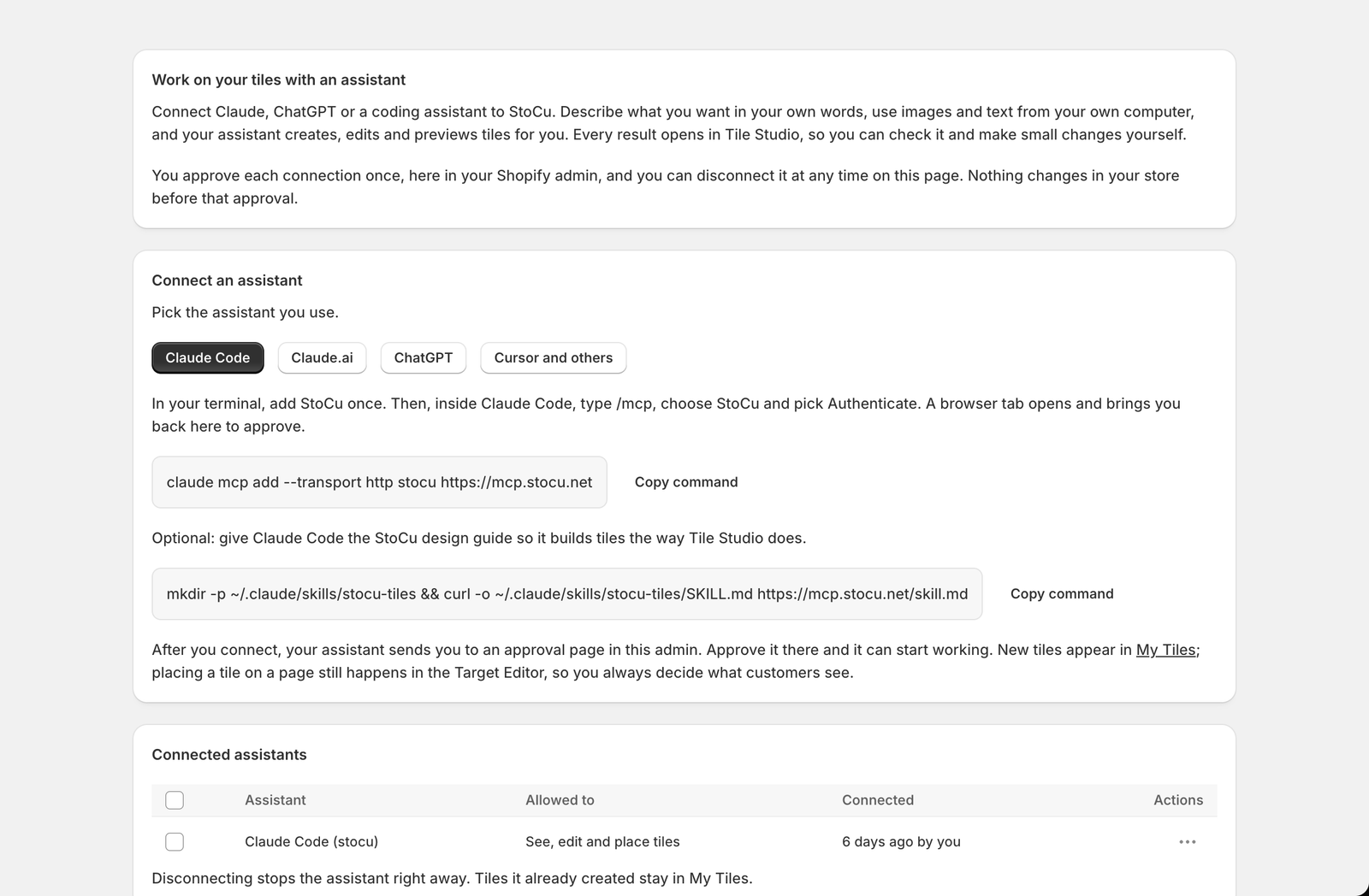 Connect your own AI assistant
