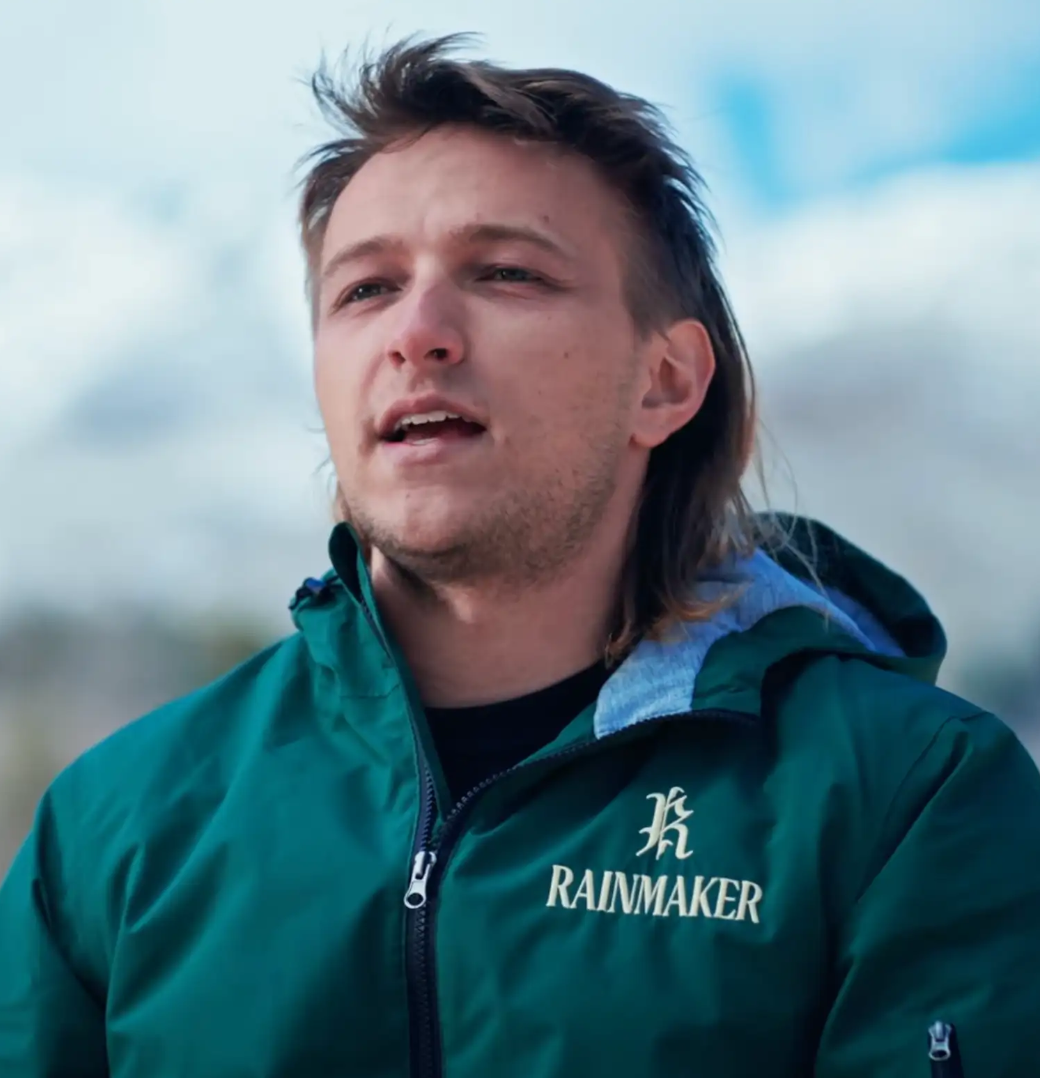 Augustus Doricko, 26, is chief executive of Rainmaker Technology Corp. (Courtesy Rainmaker)