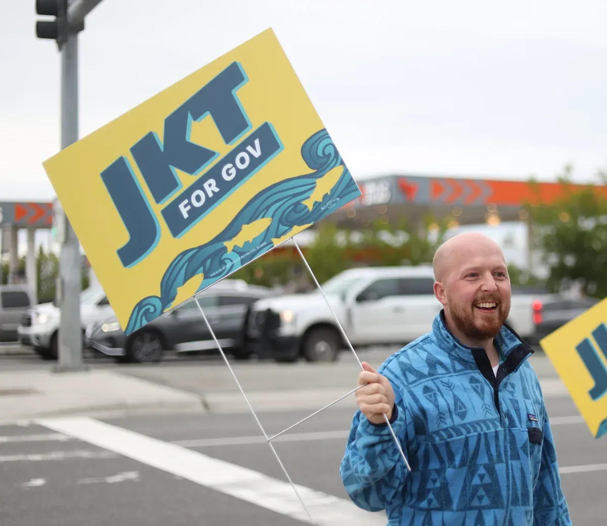 Jonathan Kreiss-Tomkins, a Democratic former state House member, won the state's gubernatorial primary in August. (Nathaniel Herz/Anchorage Press)