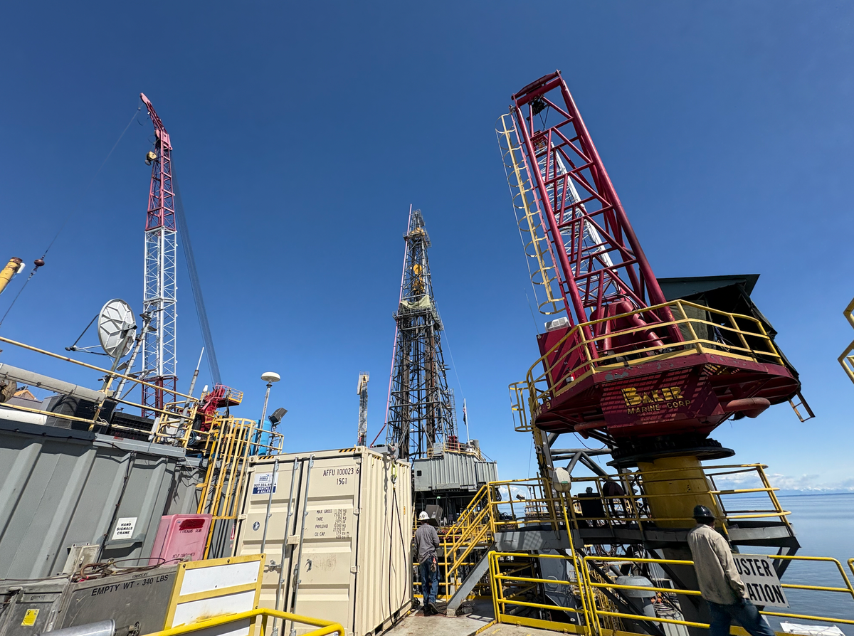 Offshore in Cook Inlet, a 'silent economy' hunts for gas to keep Alaska running