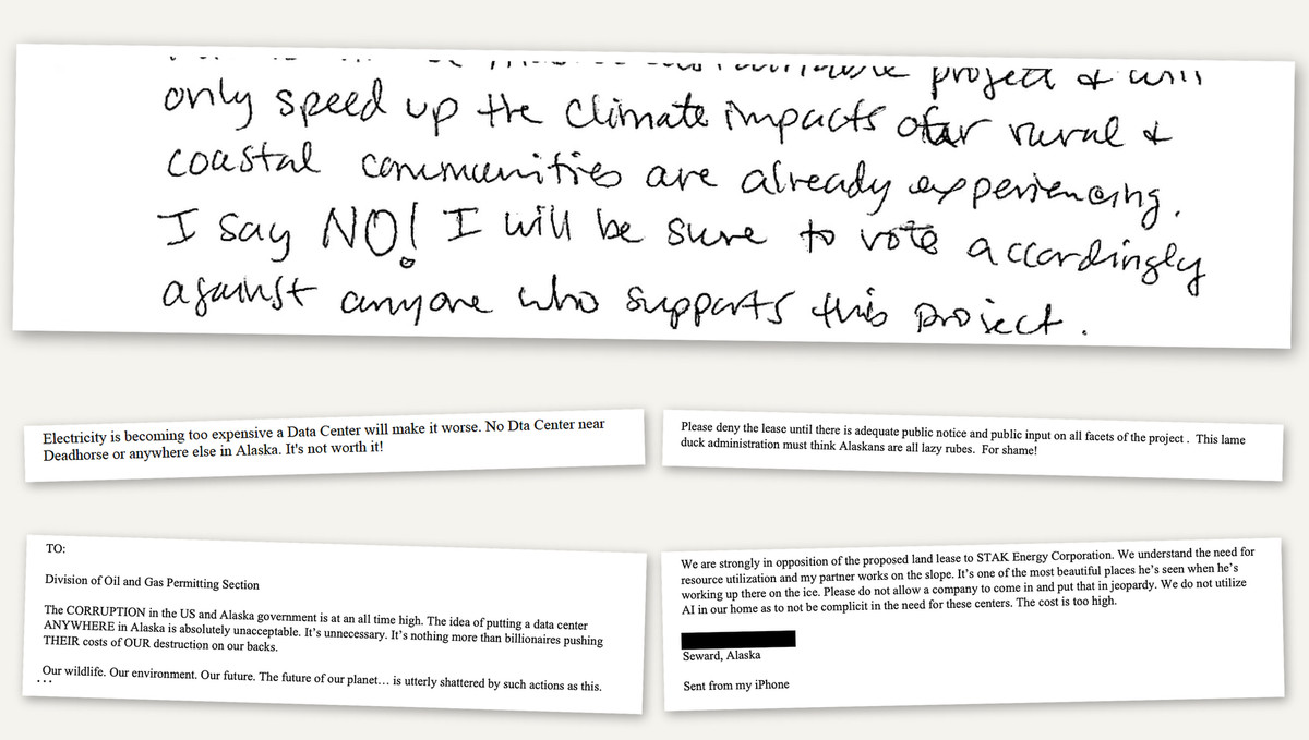 Data center critics flood Alaska land managers with opposition to North Slope project
