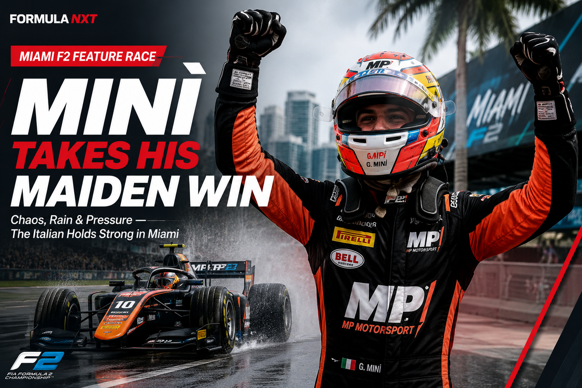 Minì Emerges as a Serious Formula 2 Title Threat After Miami Chaos