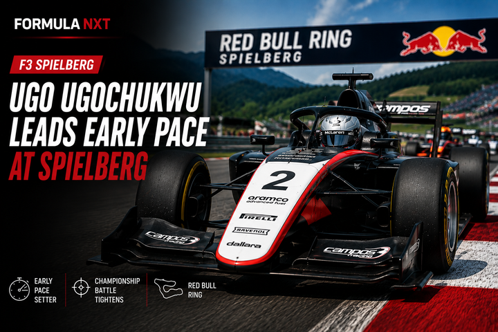 Ugo Ugochukwu Leads Early Pace at Spielberg as F3 Weekend Comes Alive