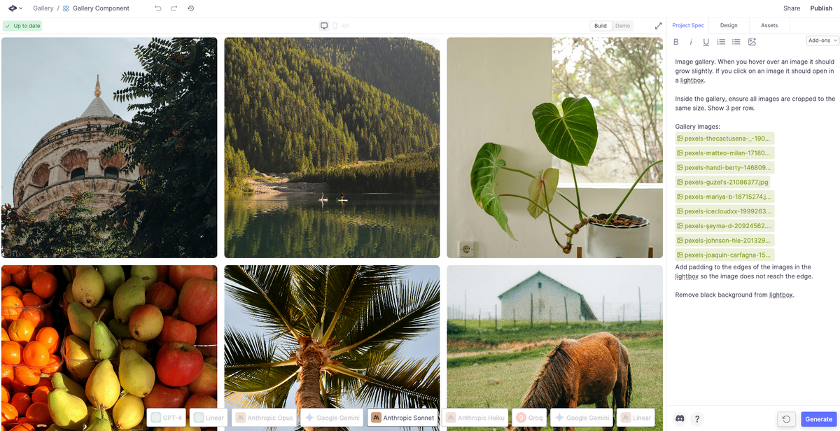 Our favorite examples to get you started with the assets panel