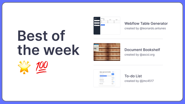 Best of the week