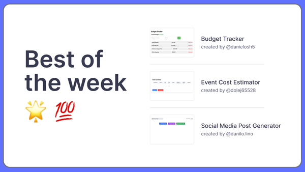 Best of the week