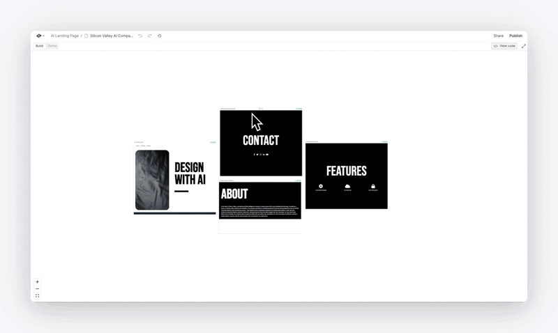 Infinite Canvas: build with everything in one place