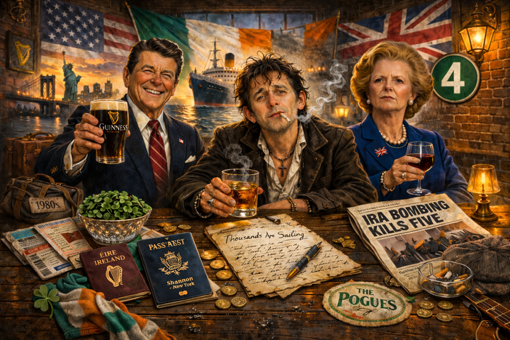 Reagan, Thatcher, and Shane MacGowan: The Story of the Generation That Left Ireland in the 1980s
