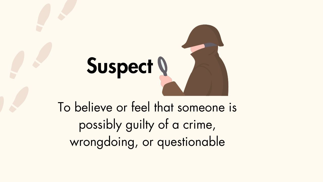 Suspect -Minidic