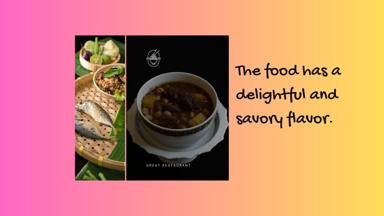 บรรยายถึงรสชาติอาหาร - Describe the taste of food