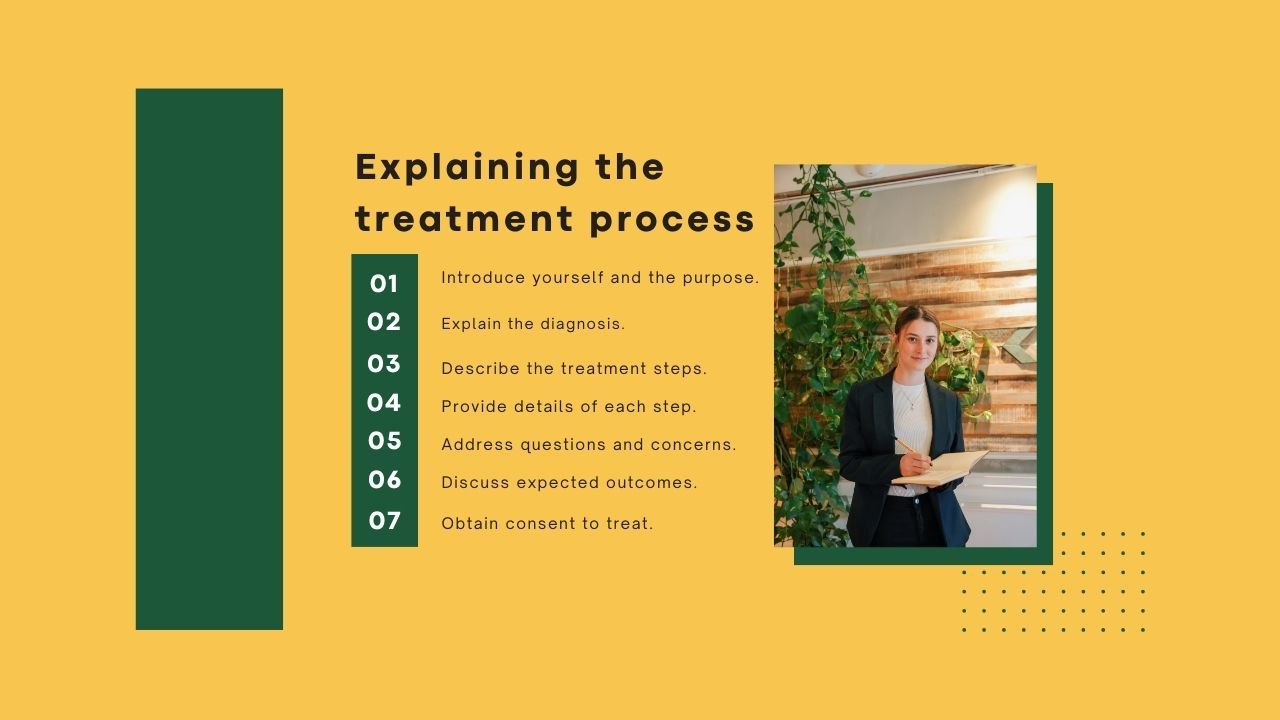 3.1 Explaining the treatment process: