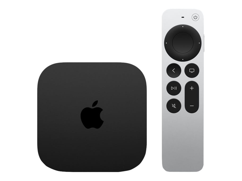 Apple TV 4K (Wi-Fi + Ethernet) Digital AV-afspiller Sort