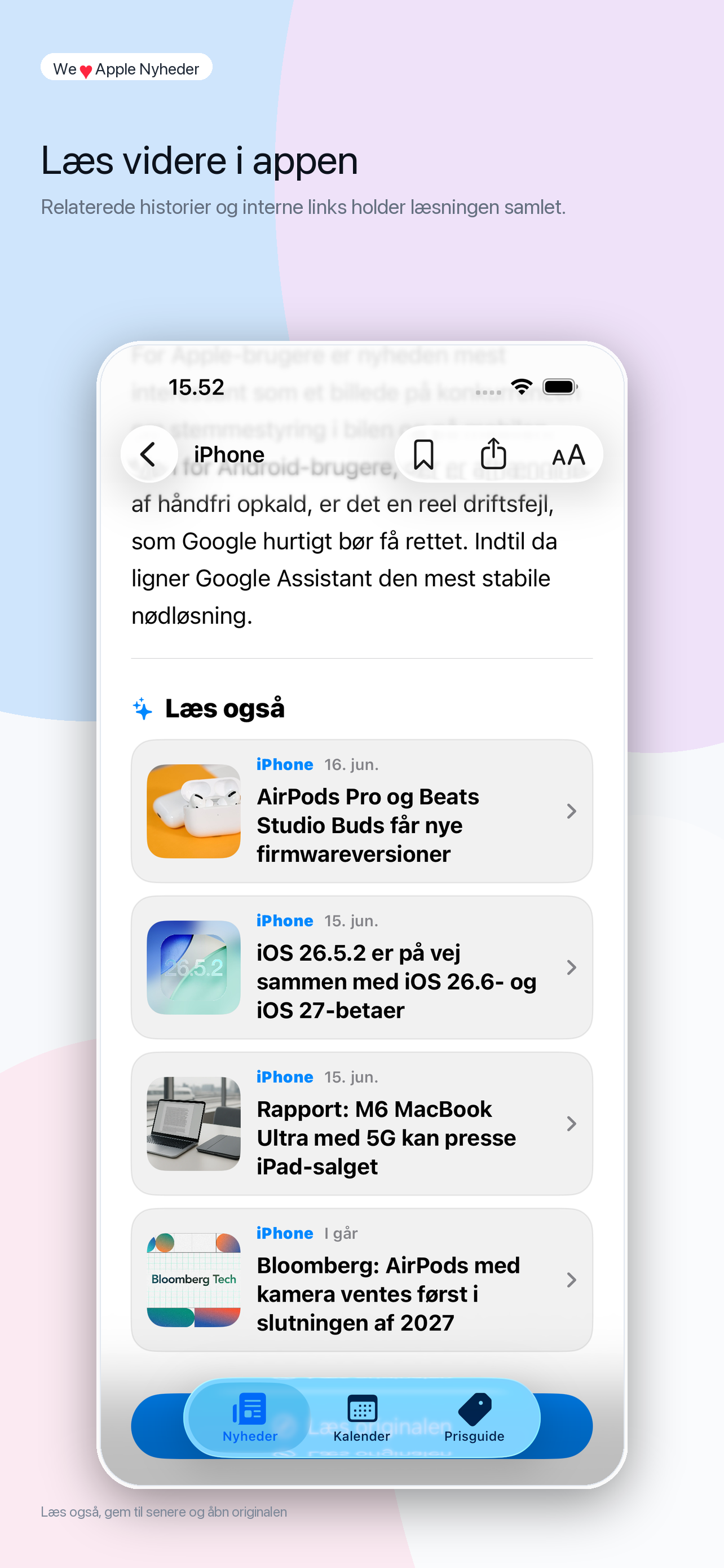 Læs også i artiklerne på iPhone